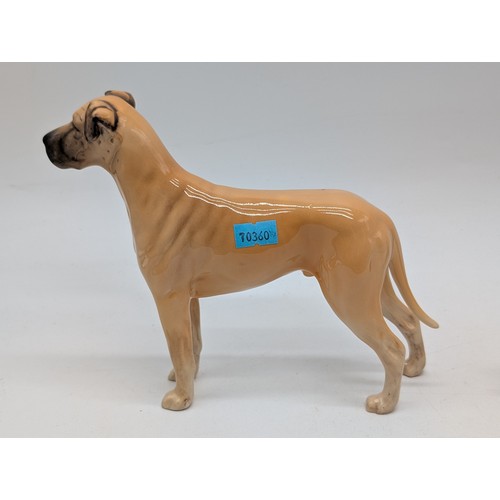 147 - Excellent Beswick Pair; Both Excellent Damage Free Condition To Include; Great Dane Ruler of Oubourg... 
