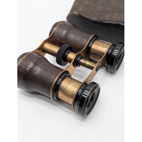 59 - Trio Vintage Binoculars / Opera Glasses Including Majestic Mk II