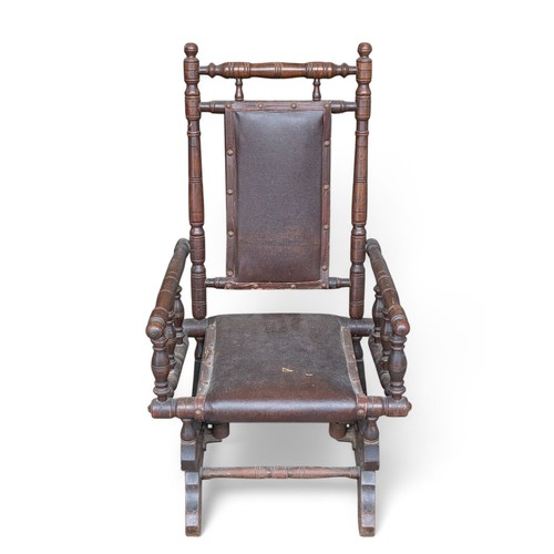6A - A Late 19th/Early 20th Century Child's American Rocking Chair