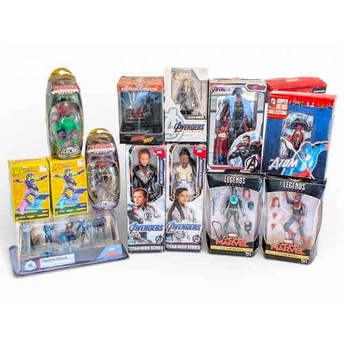 141 - Superhero Figurine Bundle; Marvel. To Include Avengers, Spiderman, Legends Series And Others
