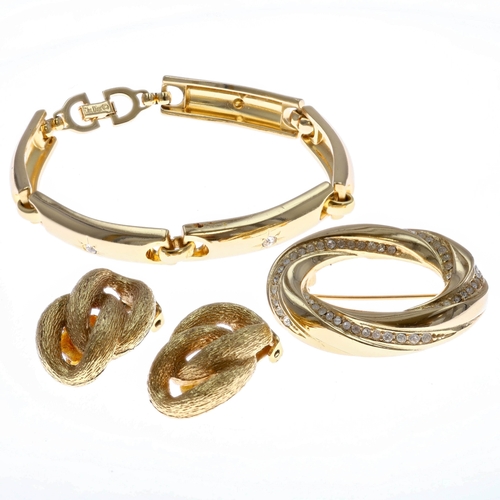 Christian Dior Gold Tone Jewellery Collection