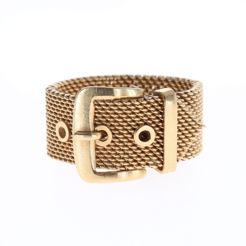 Gold Buckle Ring
