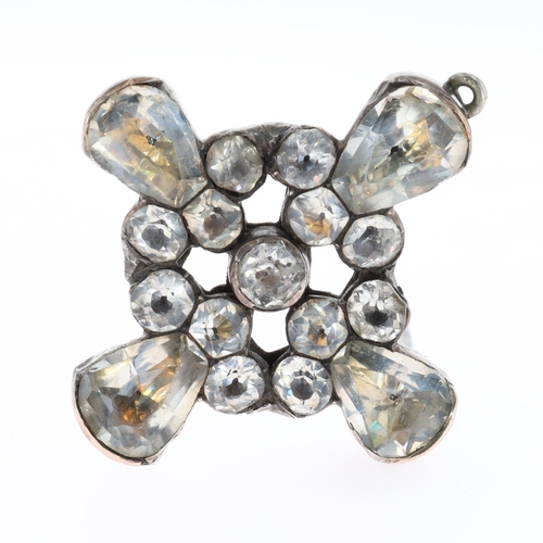 Georgian Silver Paste Brooch Conversion
