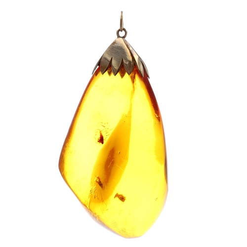 Baltic Amber Gold Pendant