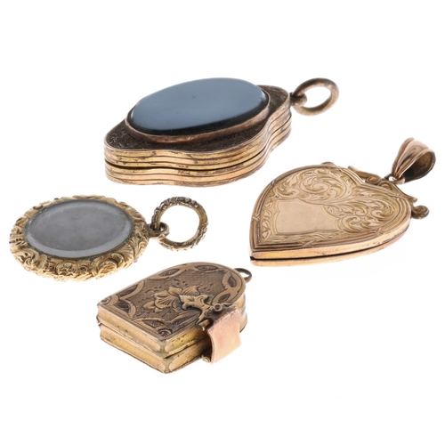 Antique Back and Front Pendants