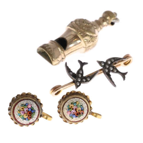 Antique Jewellery Collection including Micro mosaic