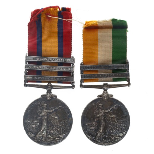 212 - Boer War Q.S.A.-K.S.A. Medal Pair