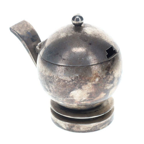 79 - Georg Jensen .925 Sterling Silver Jam Condiment Pot, 102g.