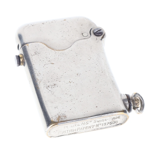 165 - Thorens - Art Deco Semi Automatic Pocket Lighter