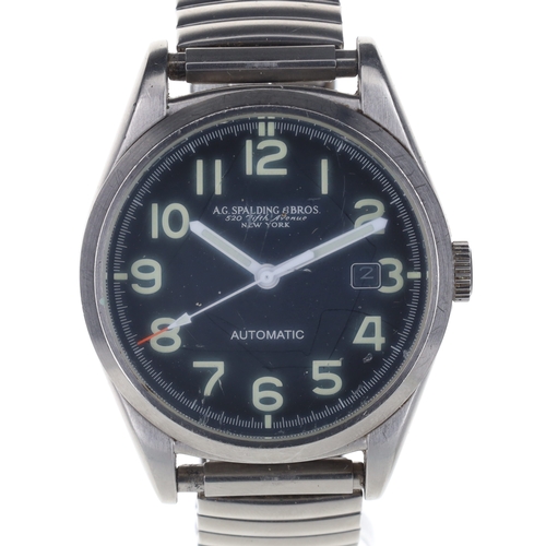 1 - A. G. Spalding & Bros - Field / Military Style Automatic Watch
