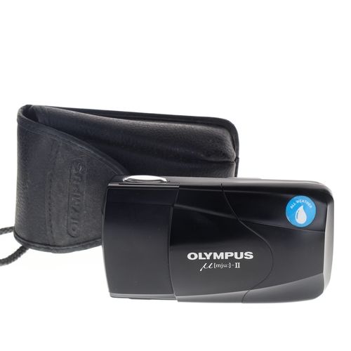 124 - Olympus - MJU-II Compact Film Camera with Original Case