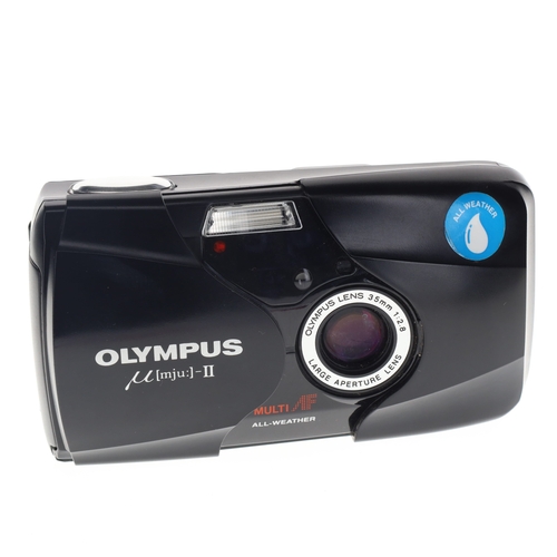 124 - Olympus - MJU-II Compact Film Camera with Original Case