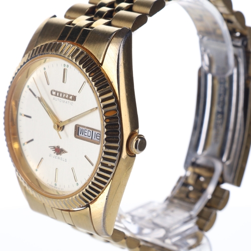 5 - Citizen - Eagle 7 Gold Tone Automatic Watch, ref. 4-R02092