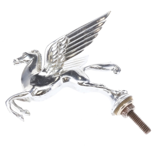 202 - Mobil Oil Pegasus Chrome Plated Car Mascot