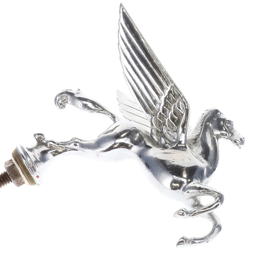 202 - Mobil Oil Pegasus Chrome Plated Car Mascot