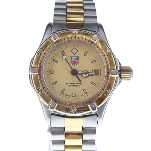 31 - Tag Heuer - Professional 200m Two Tone Quartz Watch, ref. 964.008-2