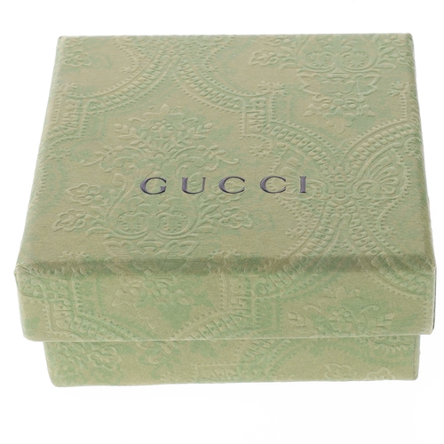 260 - Gucci Butterfly Silver Stud Earrings, 3.6g
