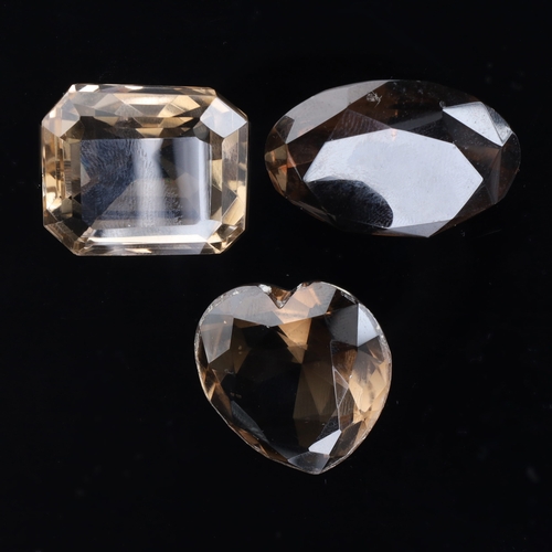 114 - Smokey Quartz Vari-Cut Gemstone Loose Collection