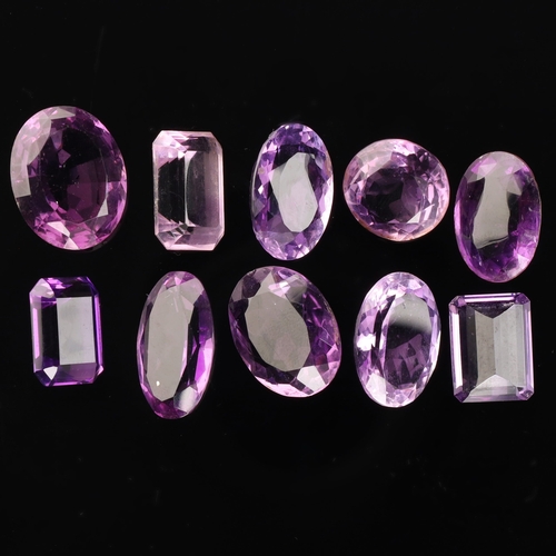 128 - Amethyst Vari-Cut Loose Gemstone Collection