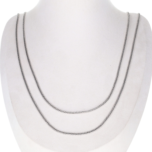 208 - Antique Silver Guard Chain, 20g