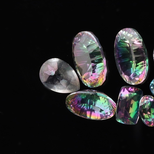 246 - Mystic Vari-cut Gemstone Collection incl. Quartz, Topaz, Coated