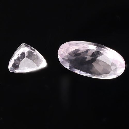 312 - Loose Pink Gemstone Collection incl. Kunzite, Rose Quartz