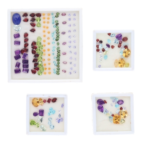 319 - Semi Precious Gemstone Collection incl. Citrine, Garnet, Peridot
