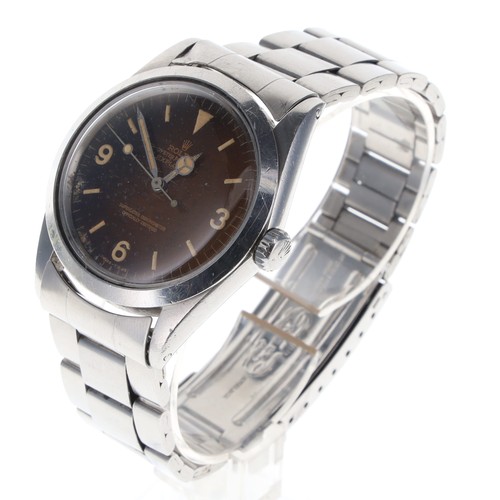Rolex - Explorer Tropical Dial 1016 Automatic Watch, ref. 1016