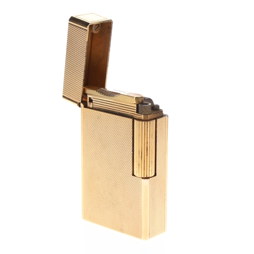 62 - S.T Dupont - Gold Plated Pocket Lighter, Boxed