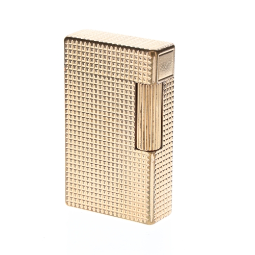 63 - S.T Dupont - Gold Plated Pocket Lighter, Boxed
