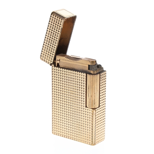 63 - S.T Dupont - Gold Plated Pocket Lighter, Boxed