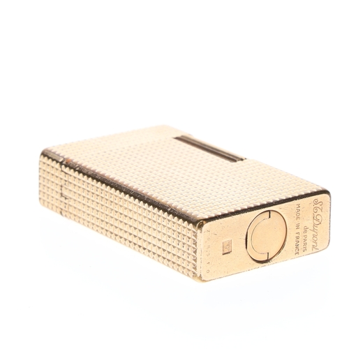 63 - S.T Dupont - Gold Plated Pocket Lighter, Boxed