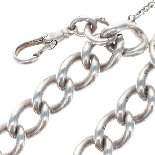 128 - Antique Sterling Silver Bracelet Conversion, 45g