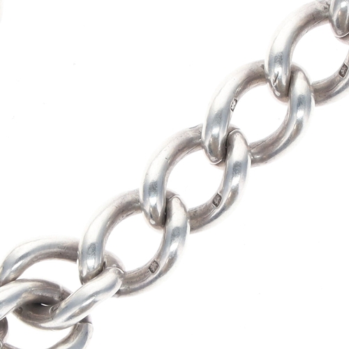 128 - Antique Sterling Silver Bracelet Conversion, 45g