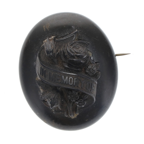 398 - Antique Jewellery Collection including Gold Plate, Amber, Mourning, Agate