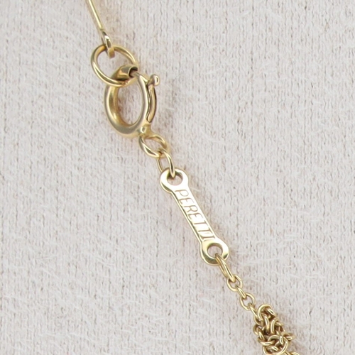 170 - Diamonds By the Yard' Single Stone 18ct Gold Necklace By Tiffany & Co., 1.7g