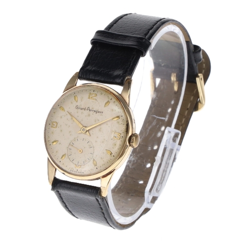 42 - Girard Perregaux - 9ct Gold Watch