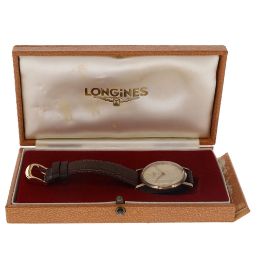 52 - Longines - 9ct Gold Watch