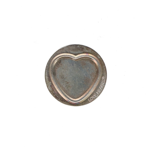 25 - Silver Novelty Love Heart 'I Love You' Token, 8g