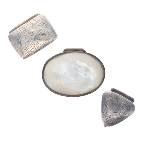 28 - Silver Pill & Trinket Box Collection, 36g