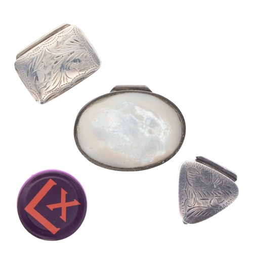 28 - Silver Pill & Trinket Box Collection, 36g