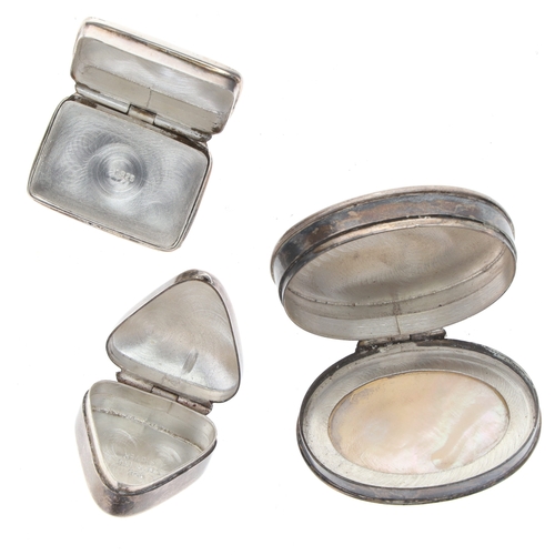 28 - Silver Pill & Trinket Box Collection, 36g