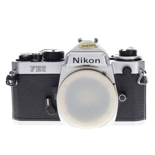 51 - Nikon - FE2 SLR Film Camera Body with Body Cap and Original Box