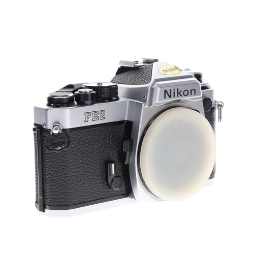 51 - Nikon - FE2 SLR Film Camera Body with Body Cap and Original Box