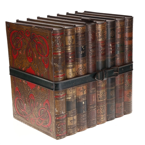 122 - Antique Huntley & Palmers Book Biscuit Tin