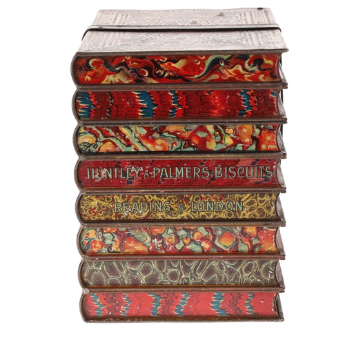 122 - Antique Huntley & Palmers Book Biscuit Tin