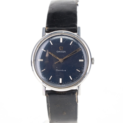 104 - Omega - Geneve Blue Dial Dress Watch