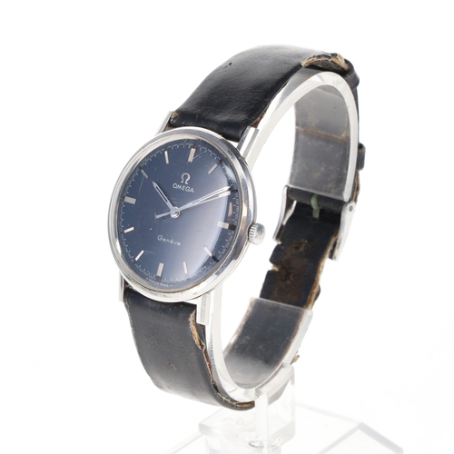 104 - Omega - Geneve Blue Dial Dress Watch
