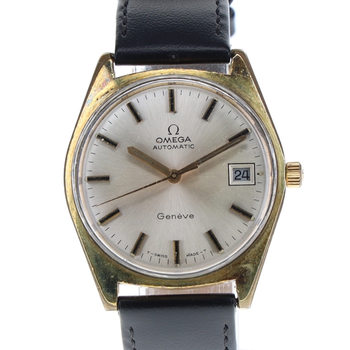 111 - Omega - Geneve Gold Tone Automatic Watch, ref. 166.041
