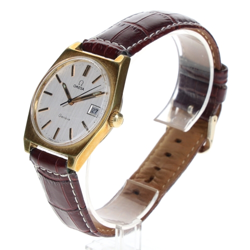 112 - Omega - Geneve Gold Tone Watch